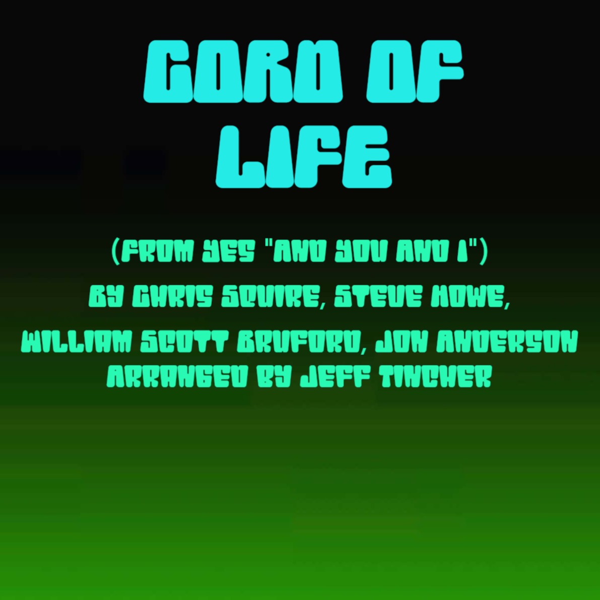 Cover Art for "Cord Of Life (arr. Jeff Tincher)" by Chris Squire