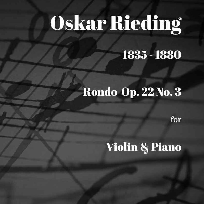 Cover Art for "Rieding Rondo Op. 22 No. 3 for Violin and Piano (arr. Paul Wood)" by Oskar Rieding