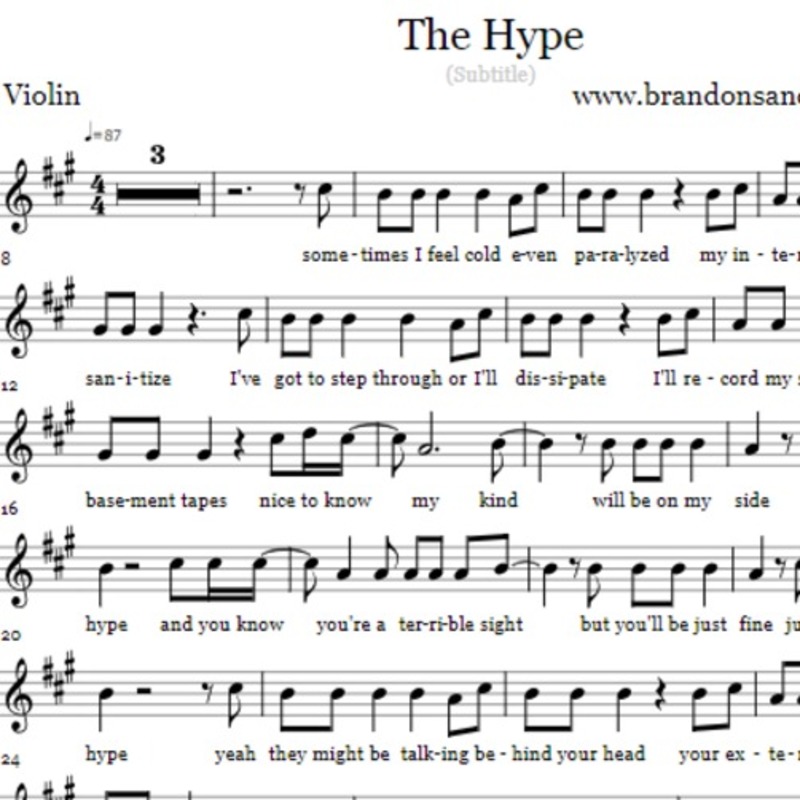 Abdeckung für "The Hype" von BSR