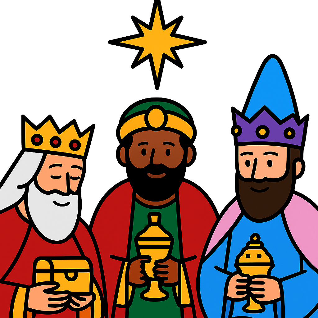 Cover Art for "We Three Kings of Orient Are (arr. Gary Laughrey)" by John Hopkins