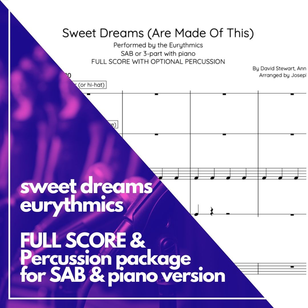 Abdeckung für "Sweet Dreams (Are Made Of This) (arr. Joseph Hollings)" von Eurythmics