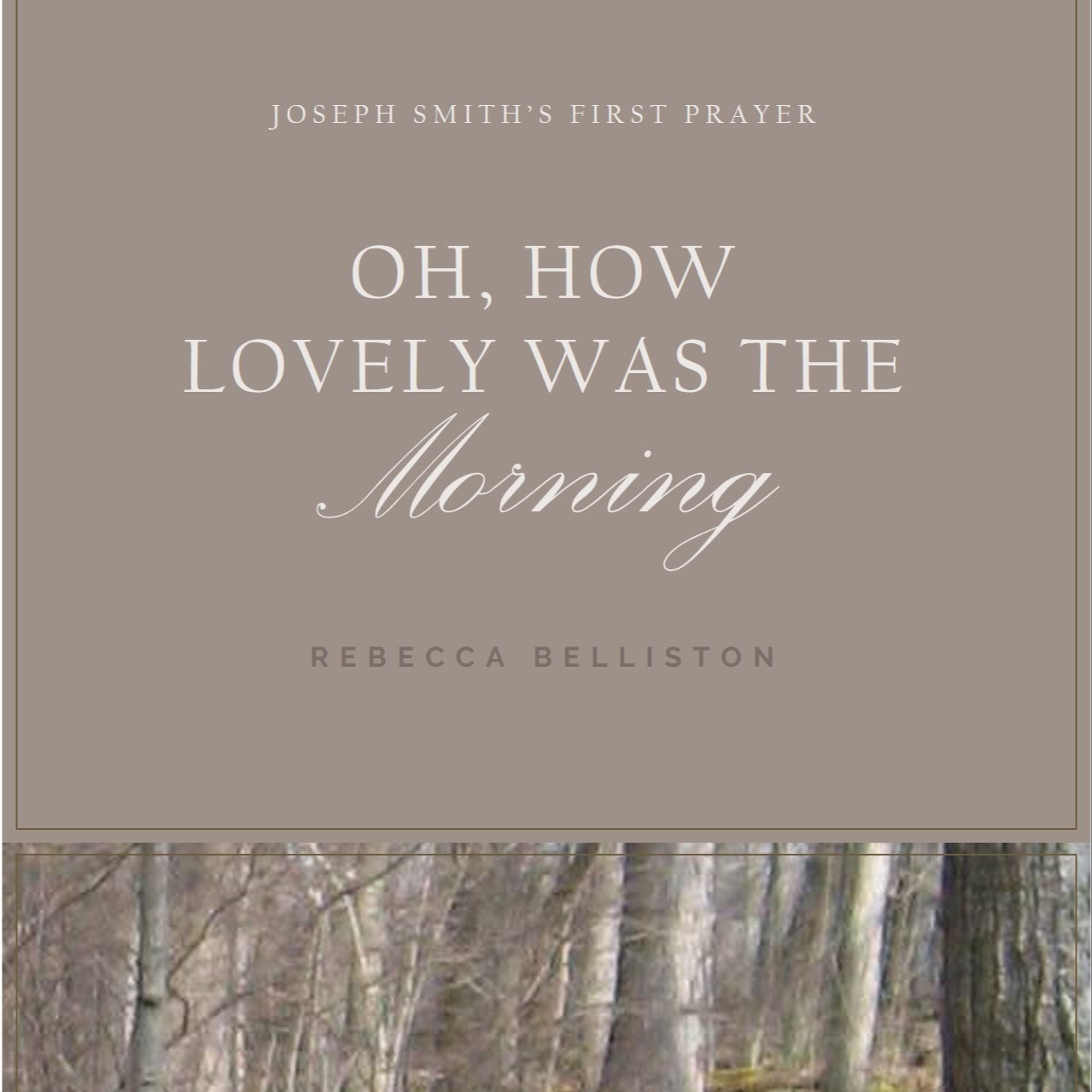 Cover Art for "Oh, How Lovely Was the Morning (SATB) (arr. Rebecca Belliston)" by George Manwaring, Sylvanus Billings Pond