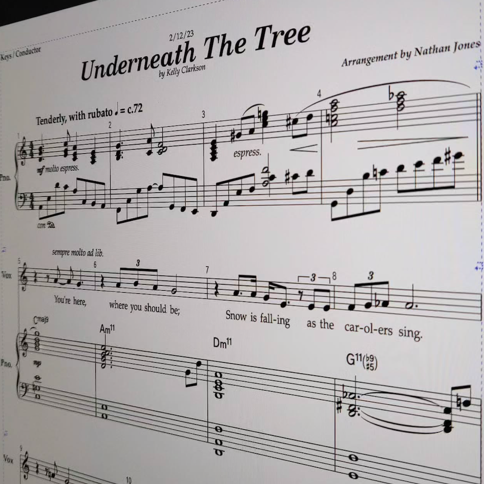 Carátula para "Underneath The Tree (arr. Nathan Jones)" por Kelly Clarkson
