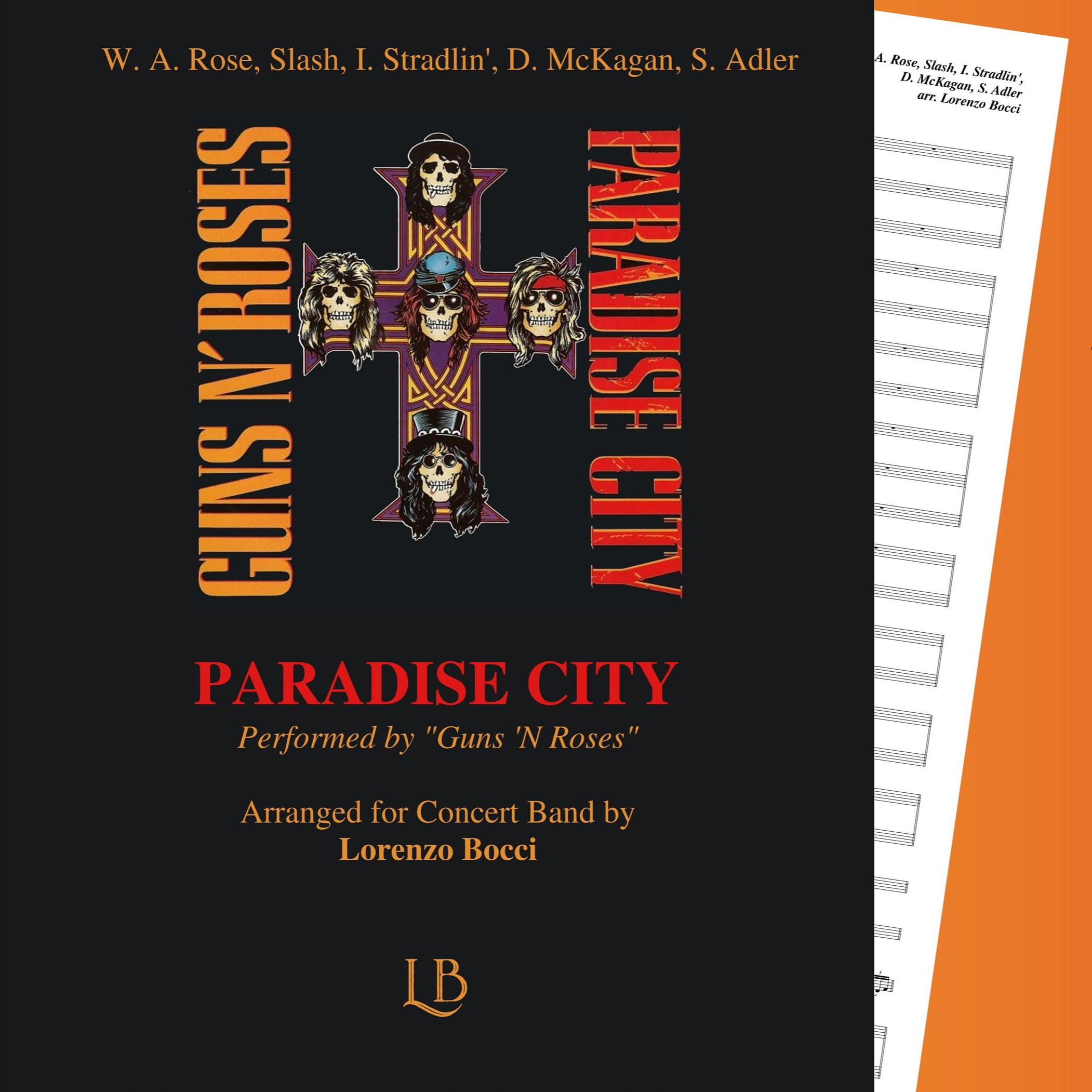 Couverture pour "Paradise City (arr. Lorenzo Bocci)" par Guns N' Roses