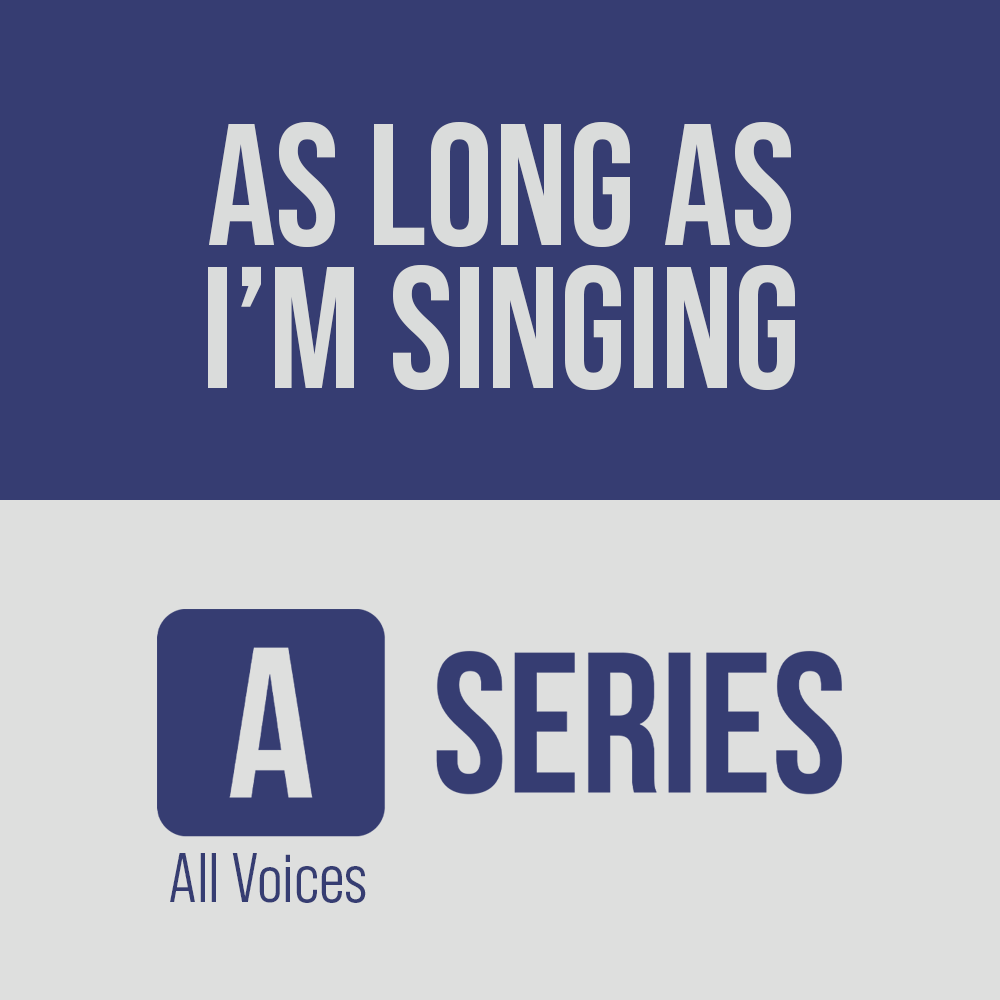Cover Art for "As Long As I'm Singing (arr. Kohl Kitzmiller)" by Kevin Spacey