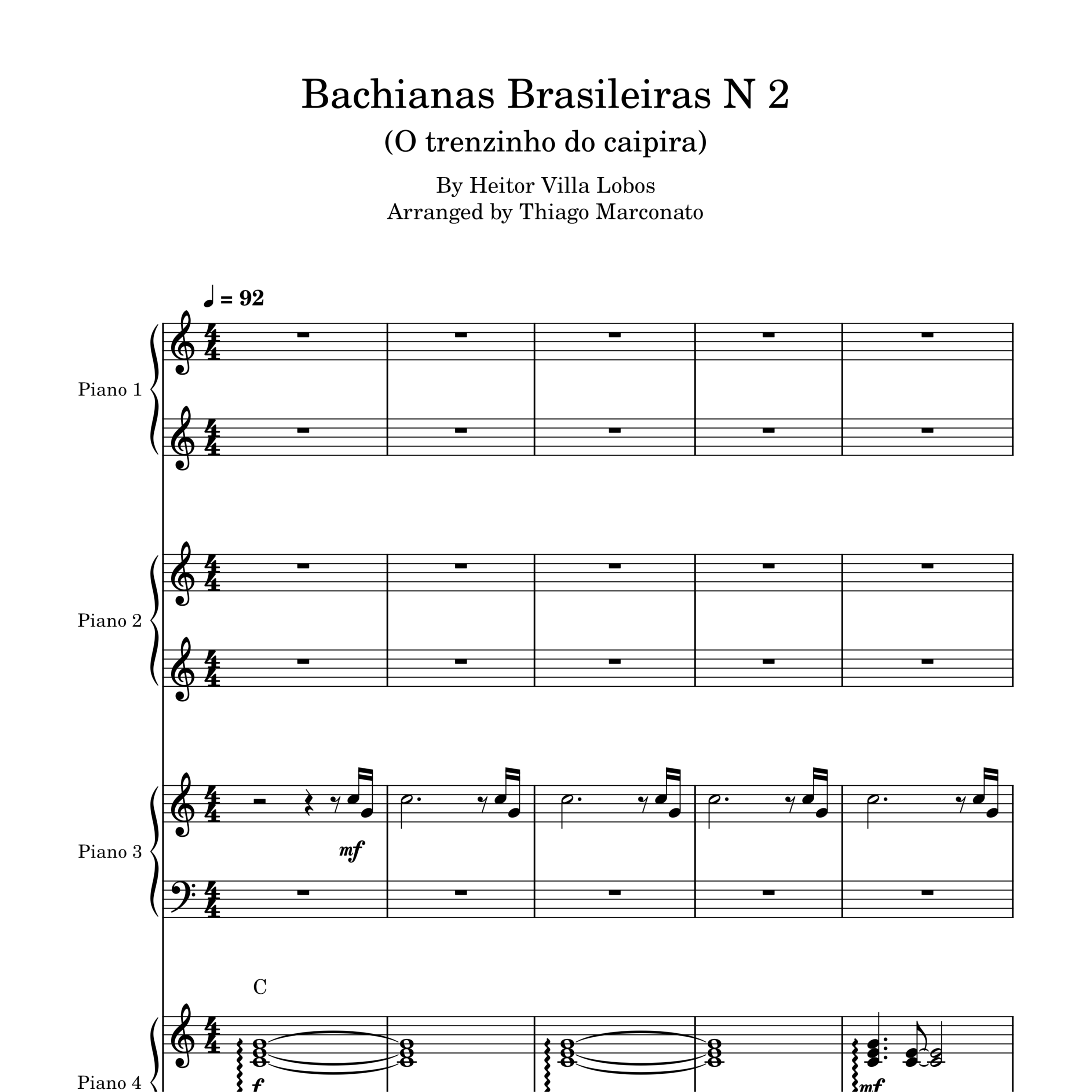 Cover Art for "Bachianas Brasileiras N 2 (arr. Thiago Marconato)" by Royal Philharmonic Orchestra