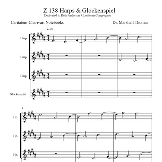 Carátula para "Z 138 Harps & Glockenspiel" por Celebrity Chamber Players