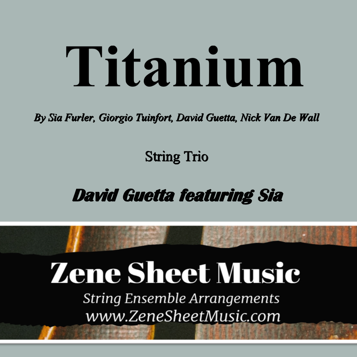 Cover Art for "Titanium (arr. Eve C. Mailly - Zene Strings)" by David Guetta Featuring Sia