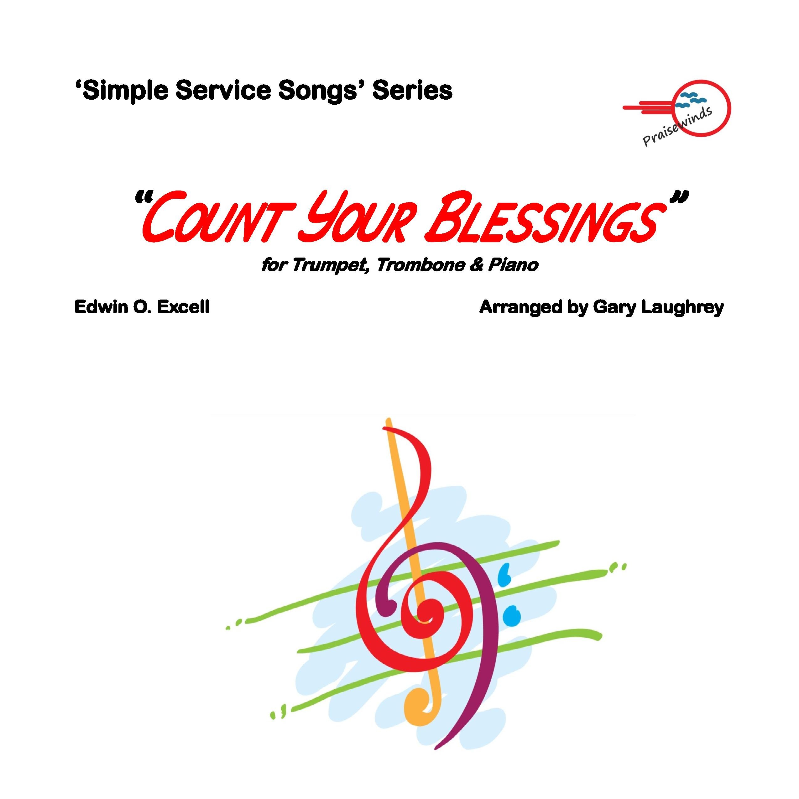 Cover Art for "Count Your Blessings (arr. Gary Laughrey)" by Edwin O. Excel