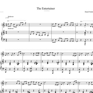 Cover Art for "The Entertainer (arr. Daniel Nicholson)" by Scott Joplin