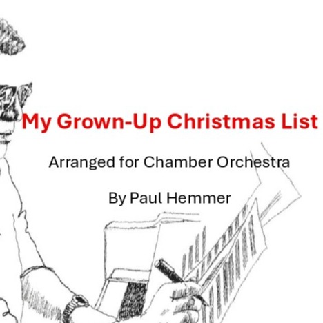 Carátula para "Grown-Up Christmas List (arr. Paul Hemmer)" por Amy Grant