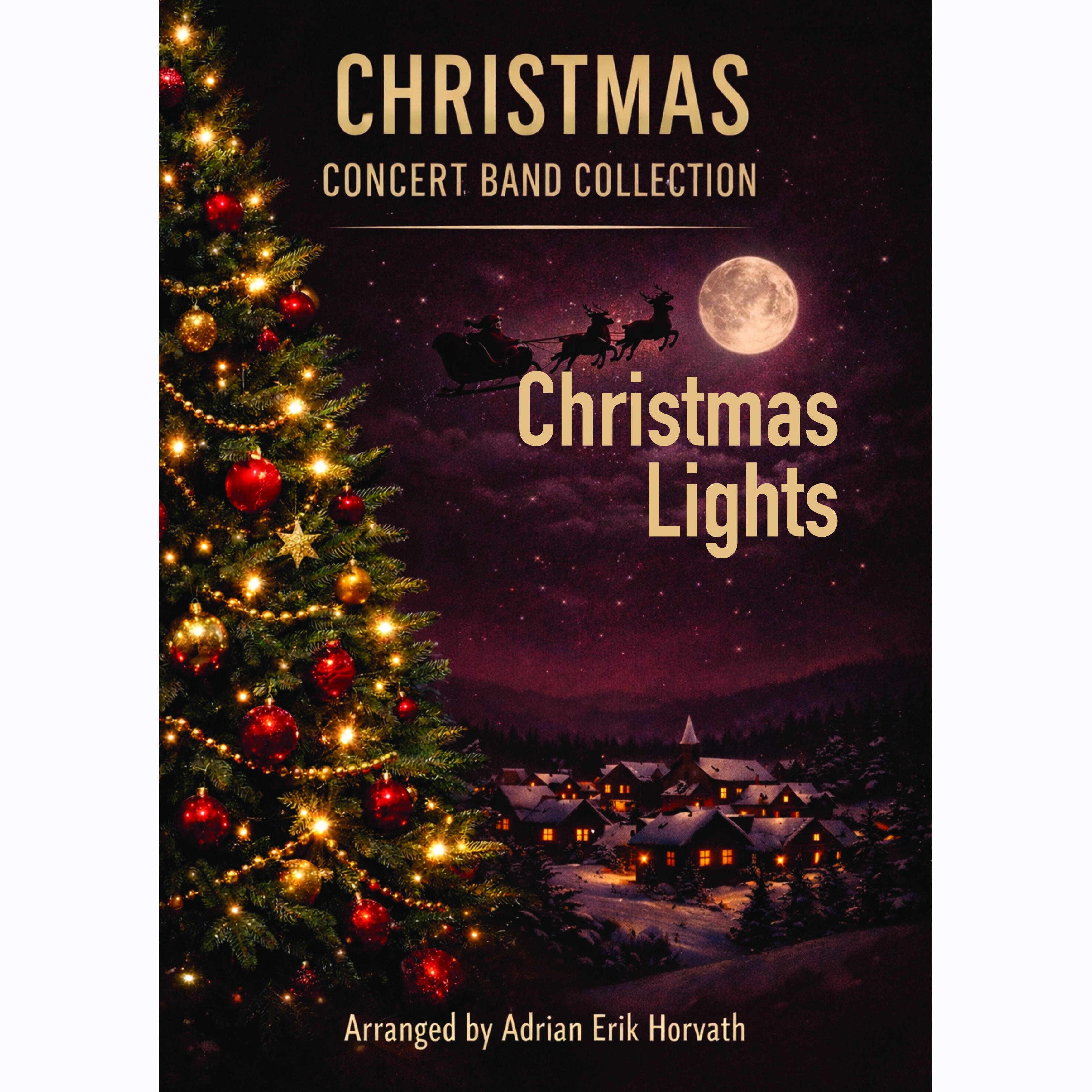 Carátula para "Christmas Lights (arr. Adrian Erik Horvath)" por Coldplay