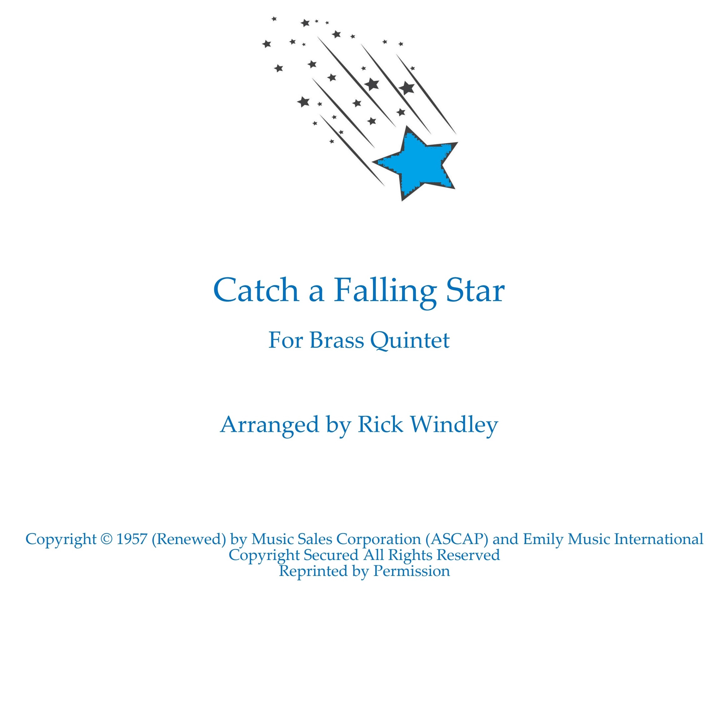 Cover Art for "Catch A Falling Star (arr. Rick Windley)" by Perry Como