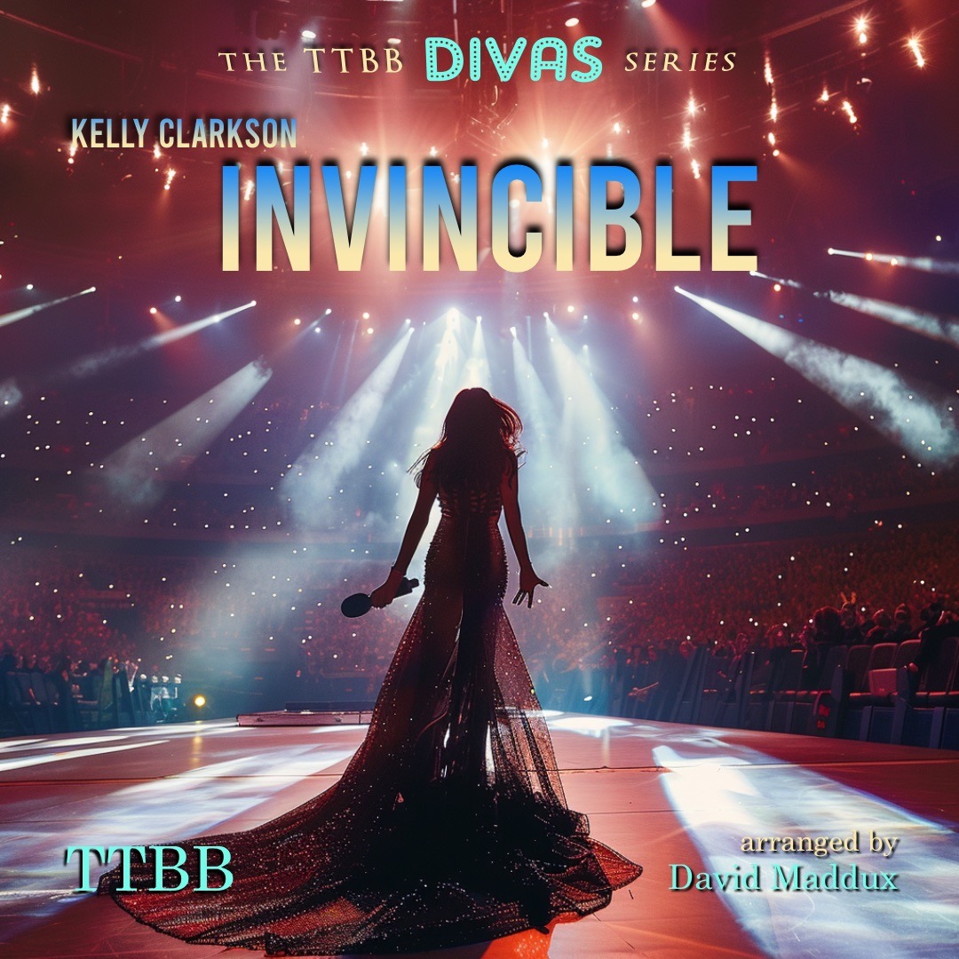 Carátula para "Invincible (arr. David Maddux)" por Kelly Clarkson