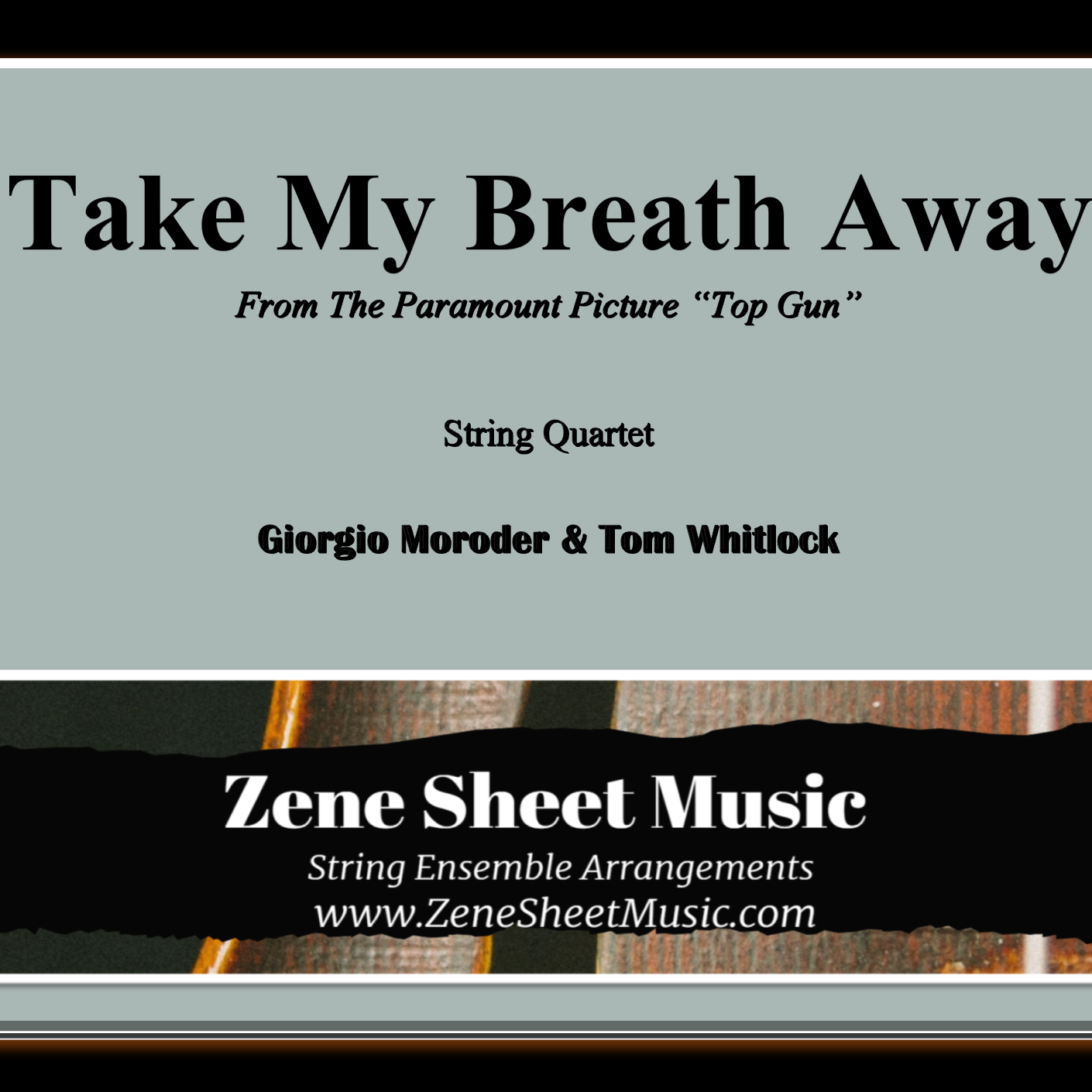Abdeckung für "Take My Breath Away (Love Theme) (arr. Eve C. Mailly - Zene Strings)" von Berlin
