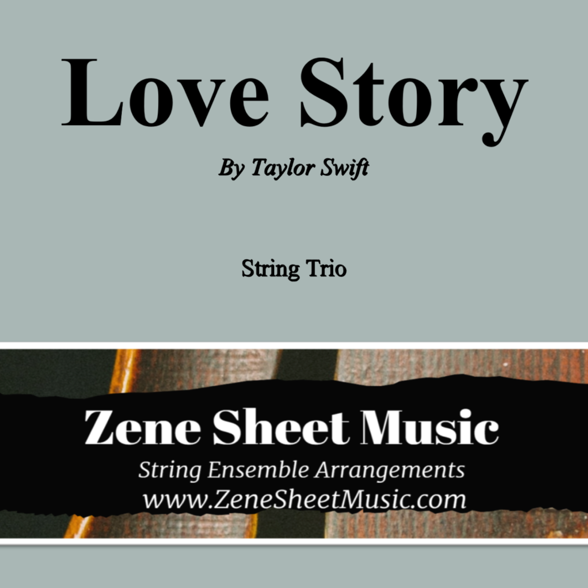 Couverture pour "Love Story (arr. Eve C. Mailly - Zene Strings)" par Taylor Swift