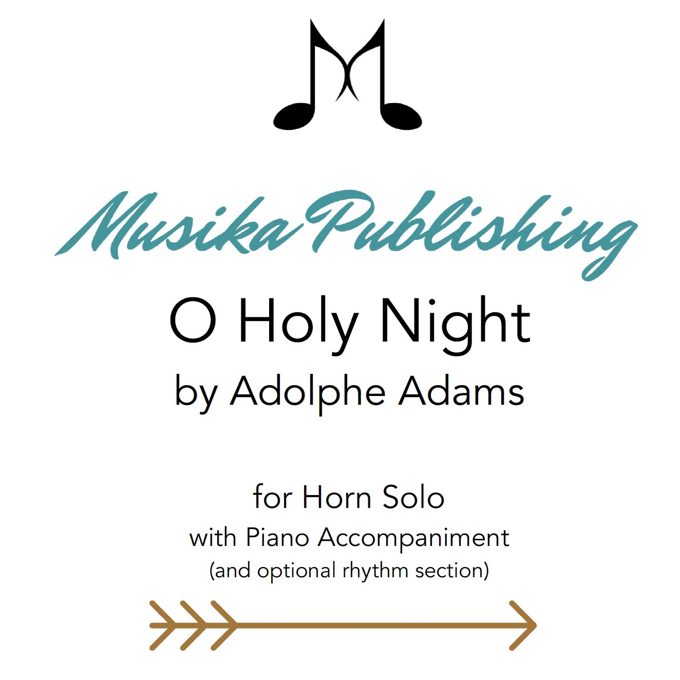 Couverture pour "O Holy Night | Horn solo with Piano Accompaniment (and optional rhythm section) (arr. Kate Agioritis)" par Adolphe Adams