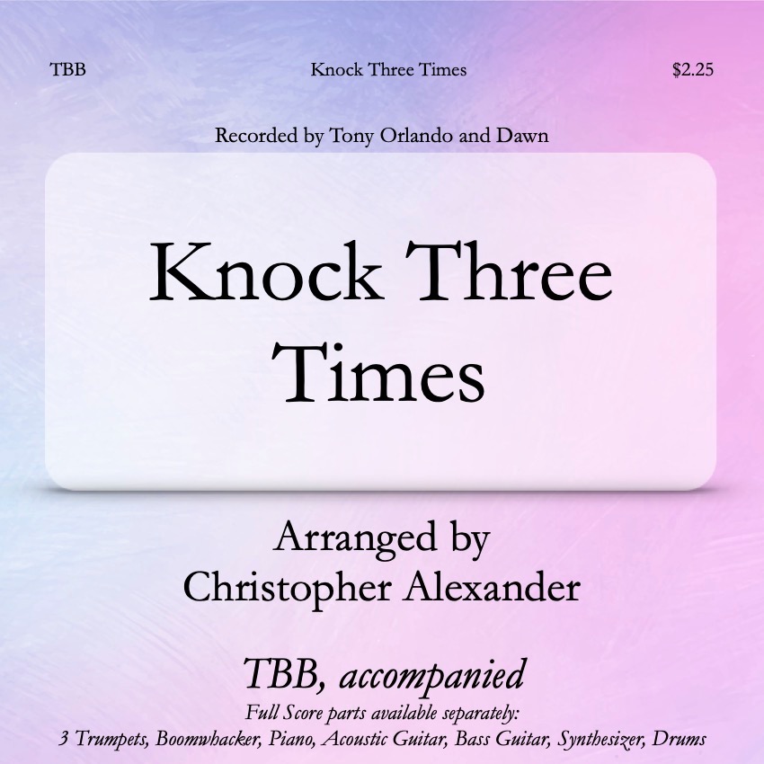 Carátula para "Knock Three Times (arr. Christopher Alexander)" por Dawn