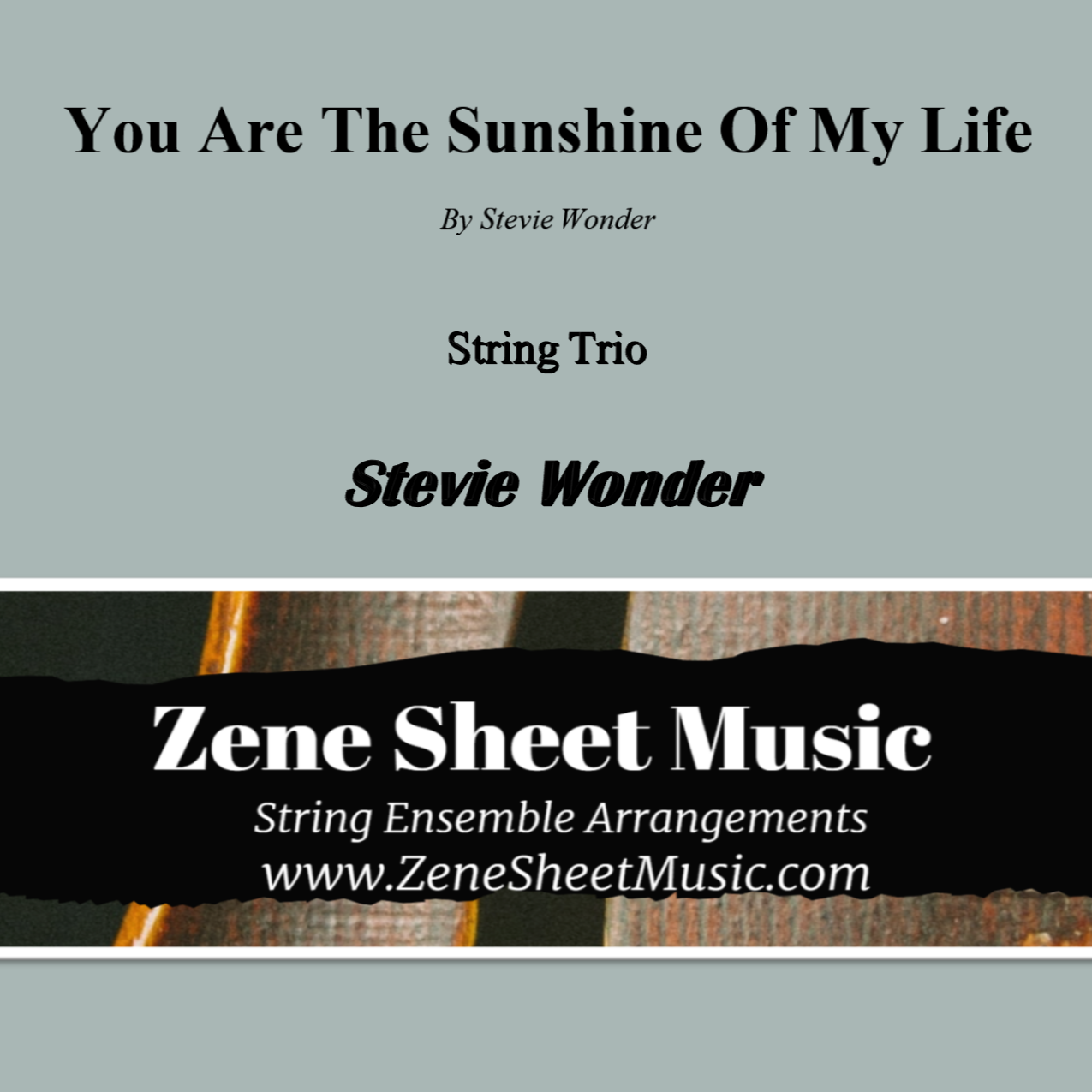 Cover Art for "You Are The Sunshine Of My Life (arr. Eve C. Mailly - Zene Strings)" by Stevie Wonder