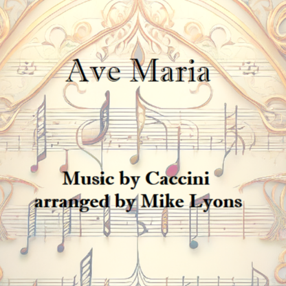 Cover Art for "Brass Band - Caccini Ave Maria (arr. Mike Lyons)" by Giulio Caccini