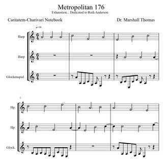Cover Art for "Metropolitan 176" by Celebrity Chamber Players