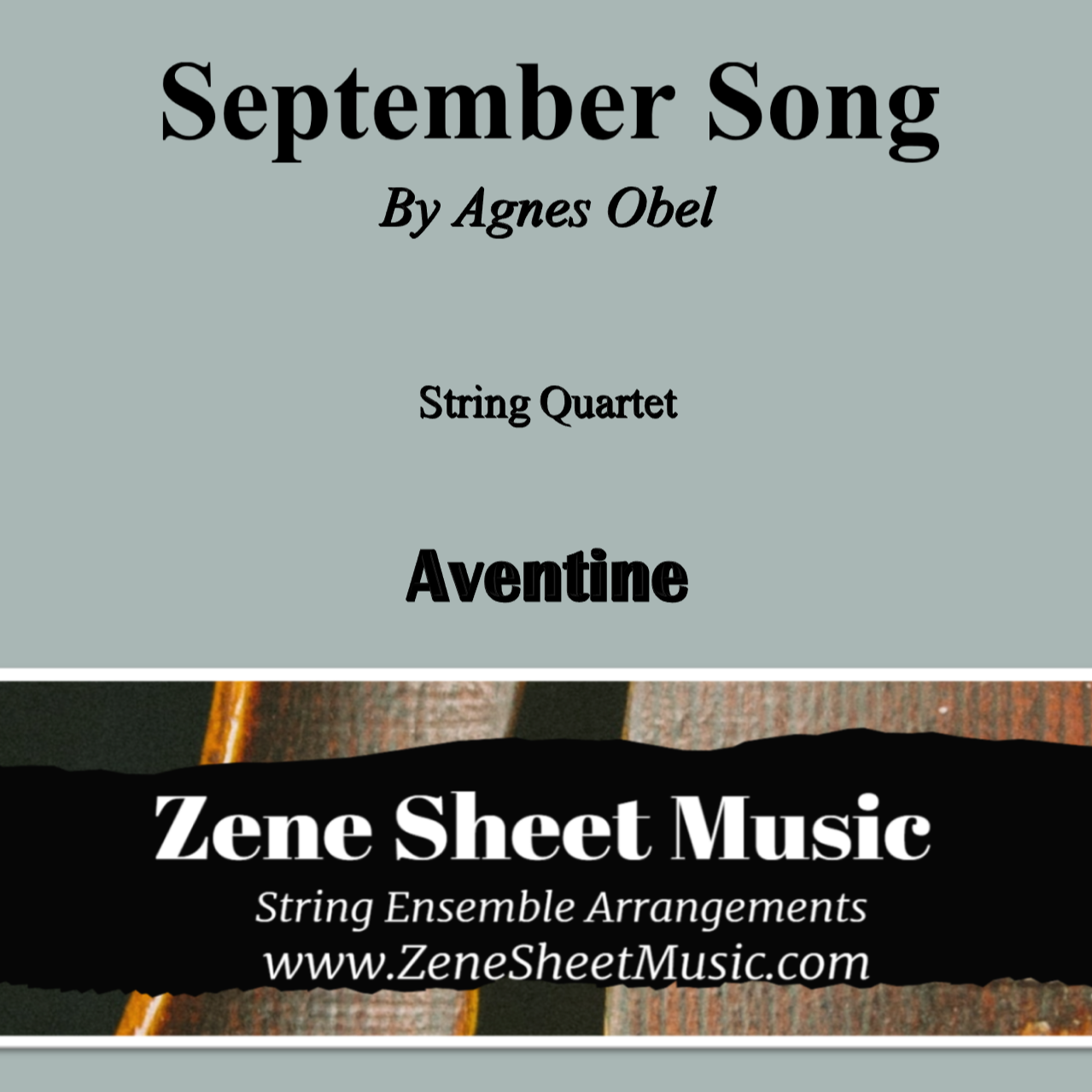 Abdeckung für "September Song (arr. Eve C. Mailly - Zene Strings)" von Agnes Obel
