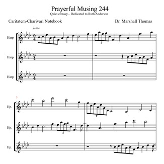 Carátula para "Prayerful Musing 244" por Celebrity Chamber Players