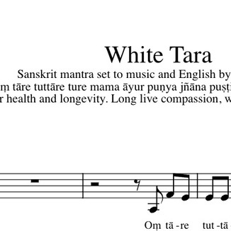 Carátula para "White Tara" por Jñanajapa