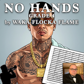 Abdeckung für "No Hands (arr. Ward Miller)" von Jeffrey Lee Johnson