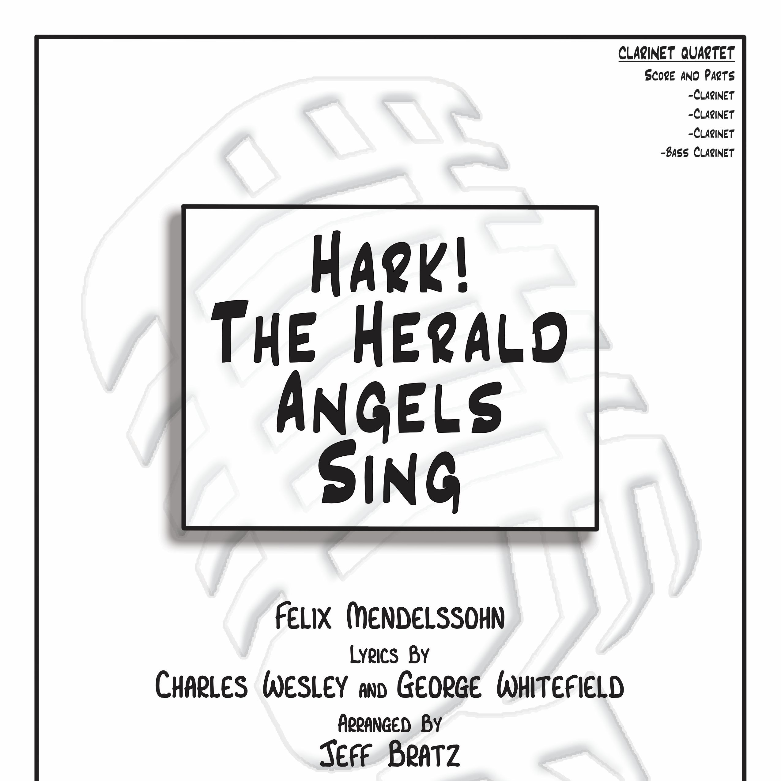 Cover Art for "Hark! The Herald Angels Sing (arr. Jeff Bratz)" by Felix Mendelssohn
