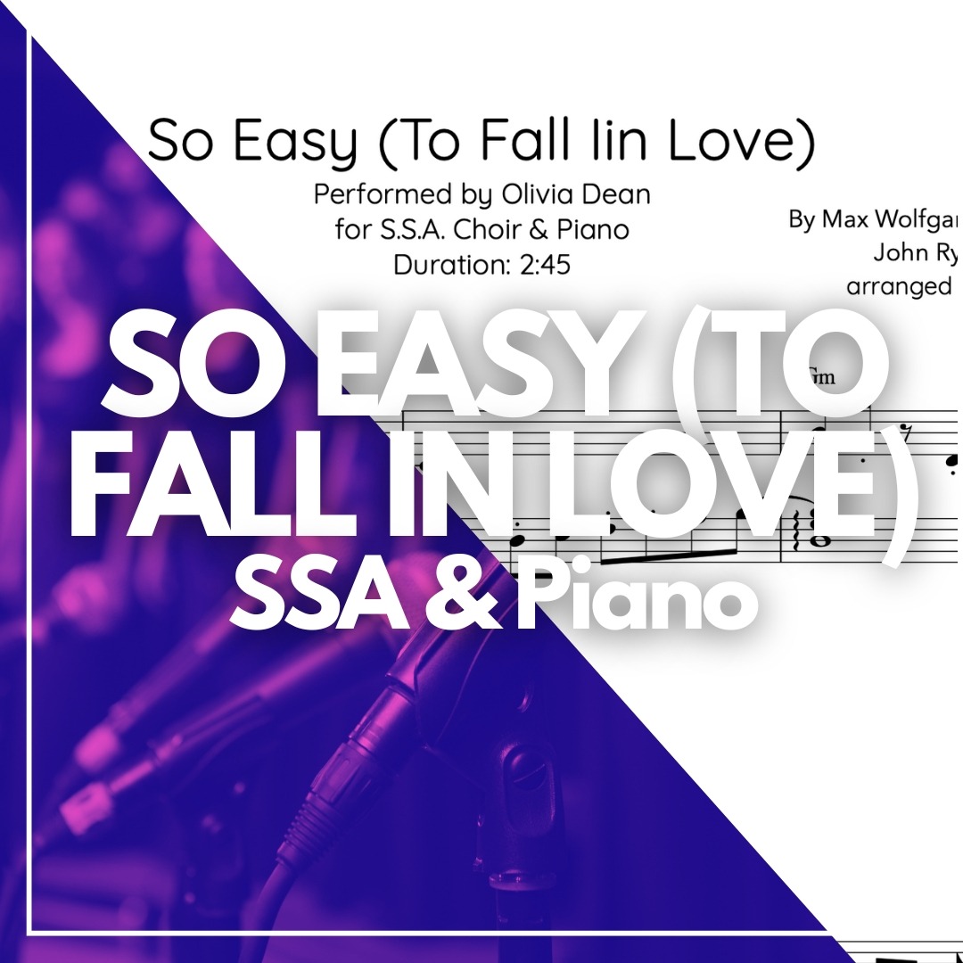 Carátula para "So Easy (To Fall In Love) (arr. Joseph Hollings)" por Olivia Dean