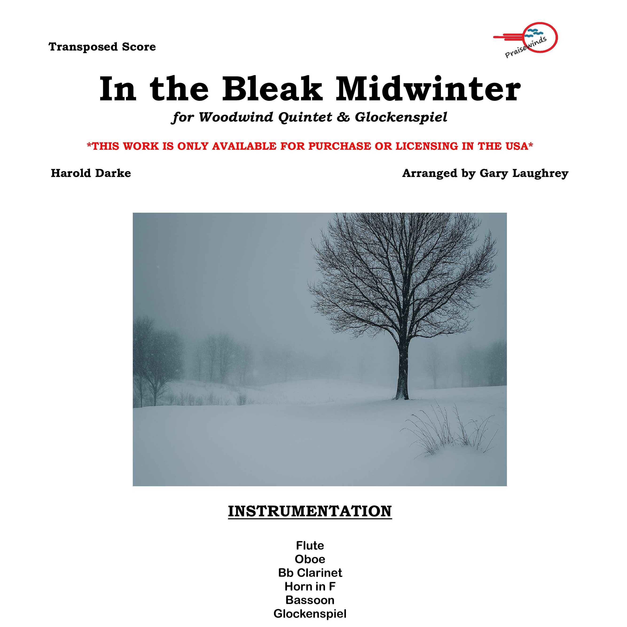 Cover Art for "In the Bleak Midwinter (arr. Gary Laughrey)" by Harold Darke