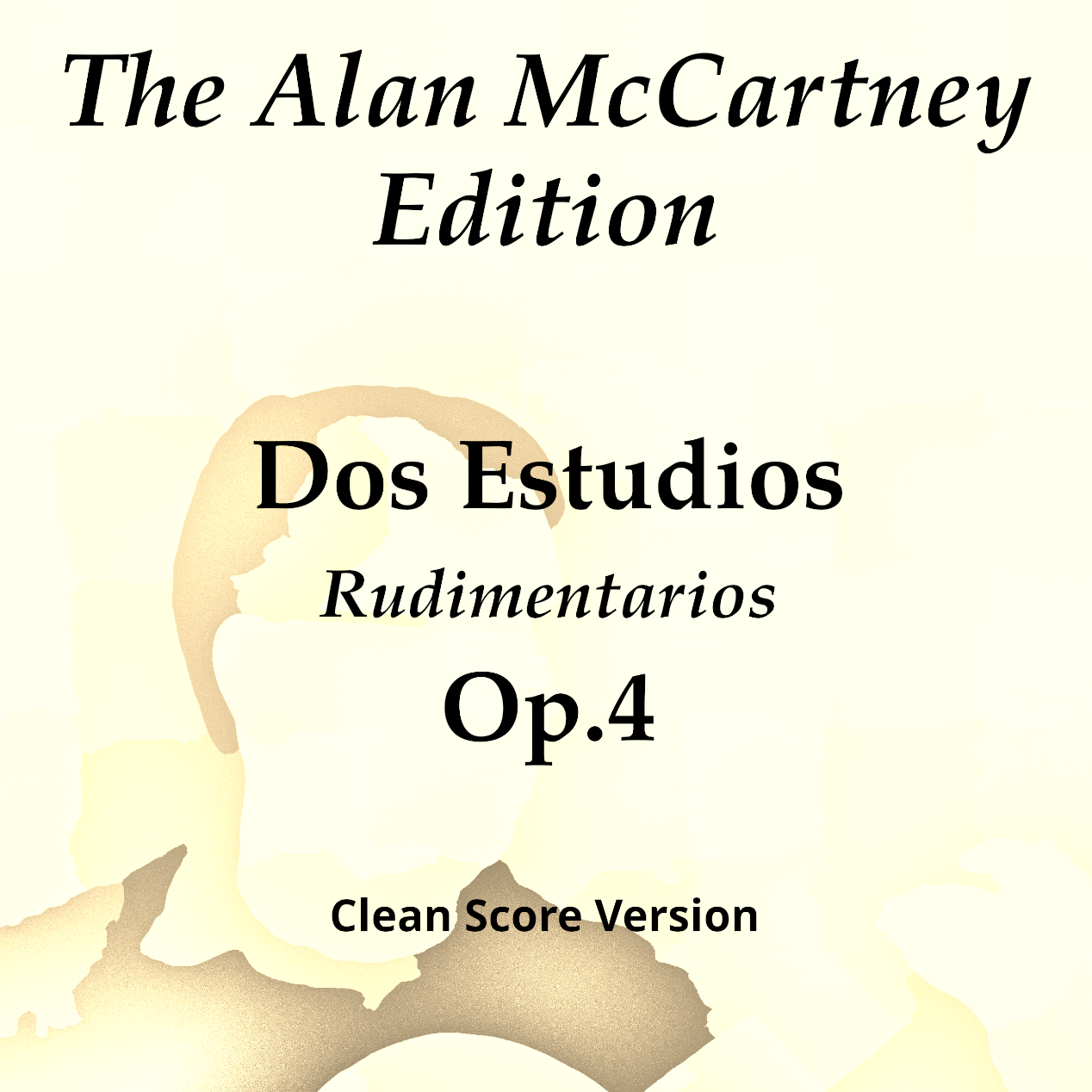 Carátula para "Dos Estudios Op.4" por Alan McCartney