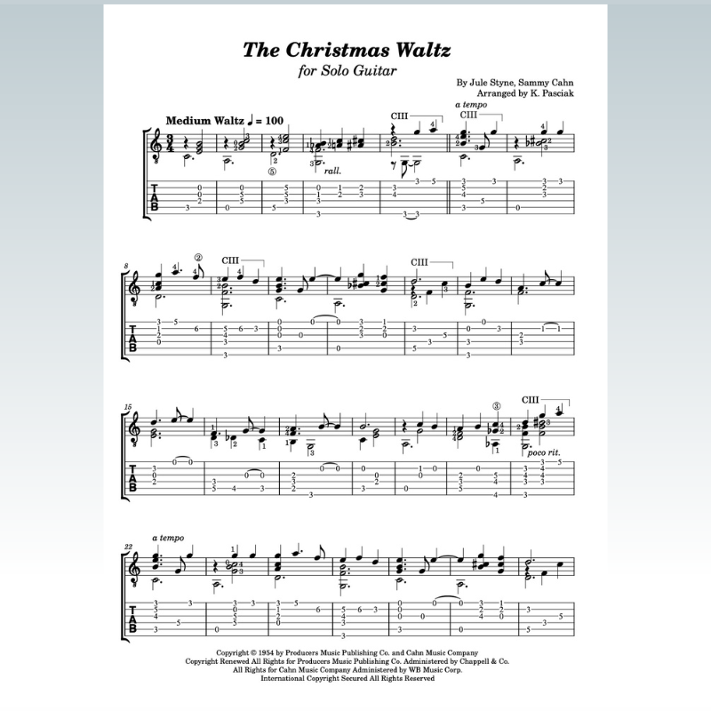 Cover Art for "The Christmas Waltz (arr. Kenneth Pasciak)" by Various Artists