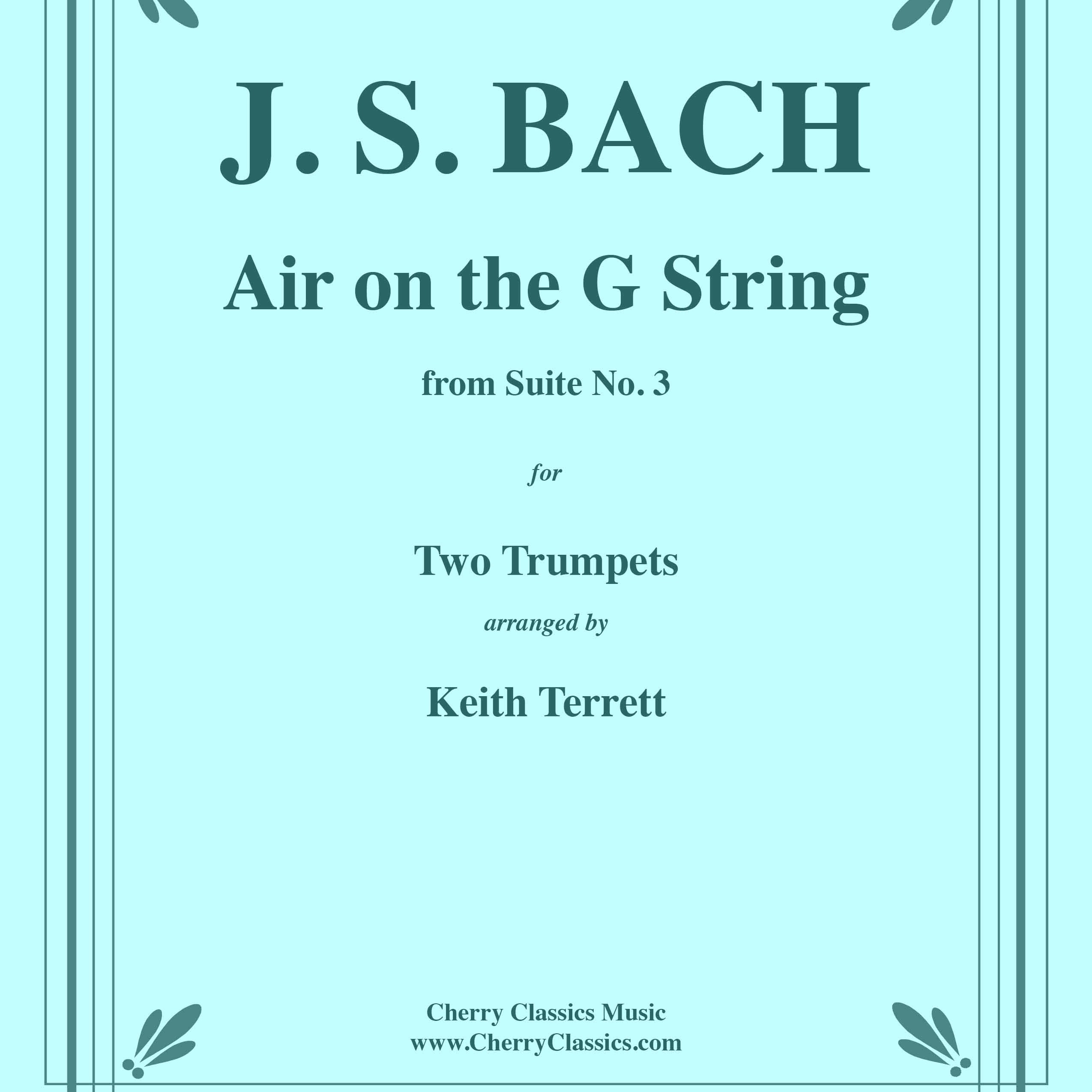 Cover Art for "Air on the G String for Two Trumpets (arr. Keith Terrett)" by Johann Sebastian Bach