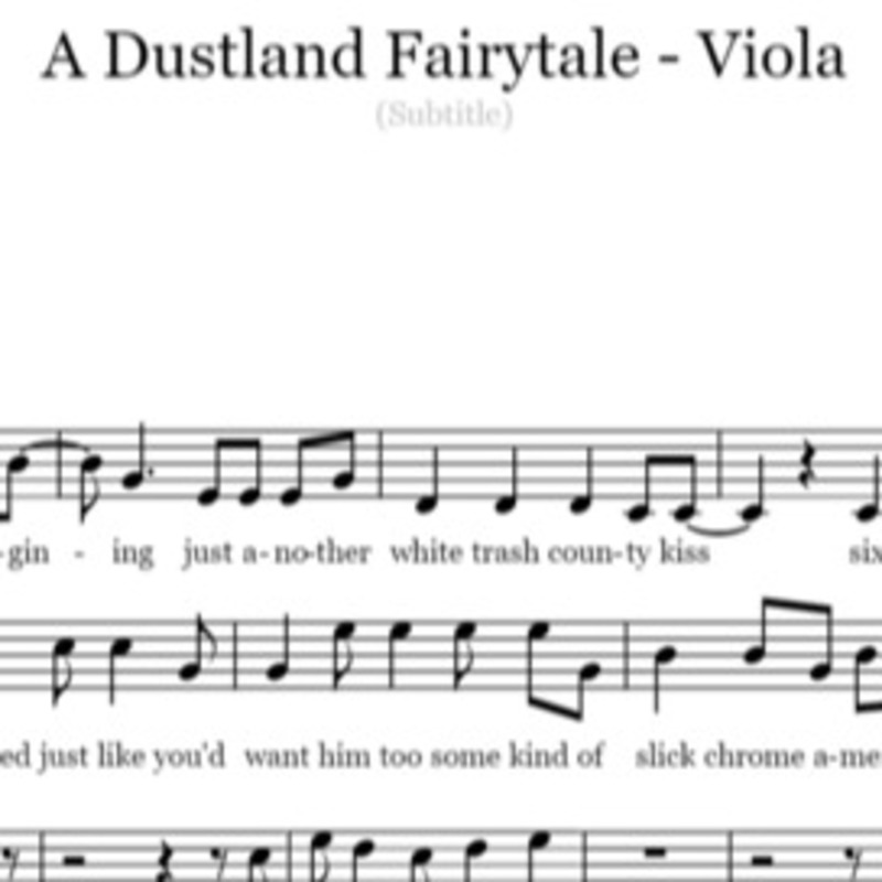 Couverture pour "A Dustland Fairytale - Viola" par BSR