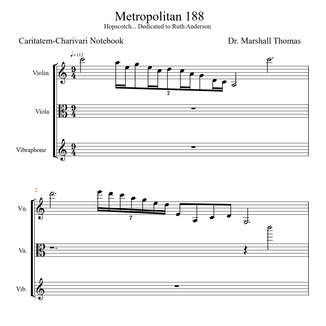 Abdeckung für "Metropolitan 188" von Dr. Marshall Thomas