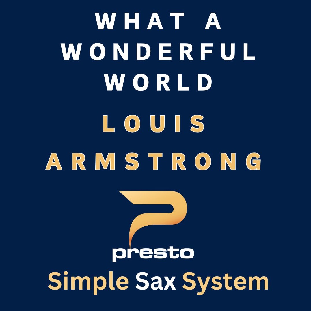 Carátula para "What A Wonderful World (arr. SaxExpress)" por Louis Armstrong
