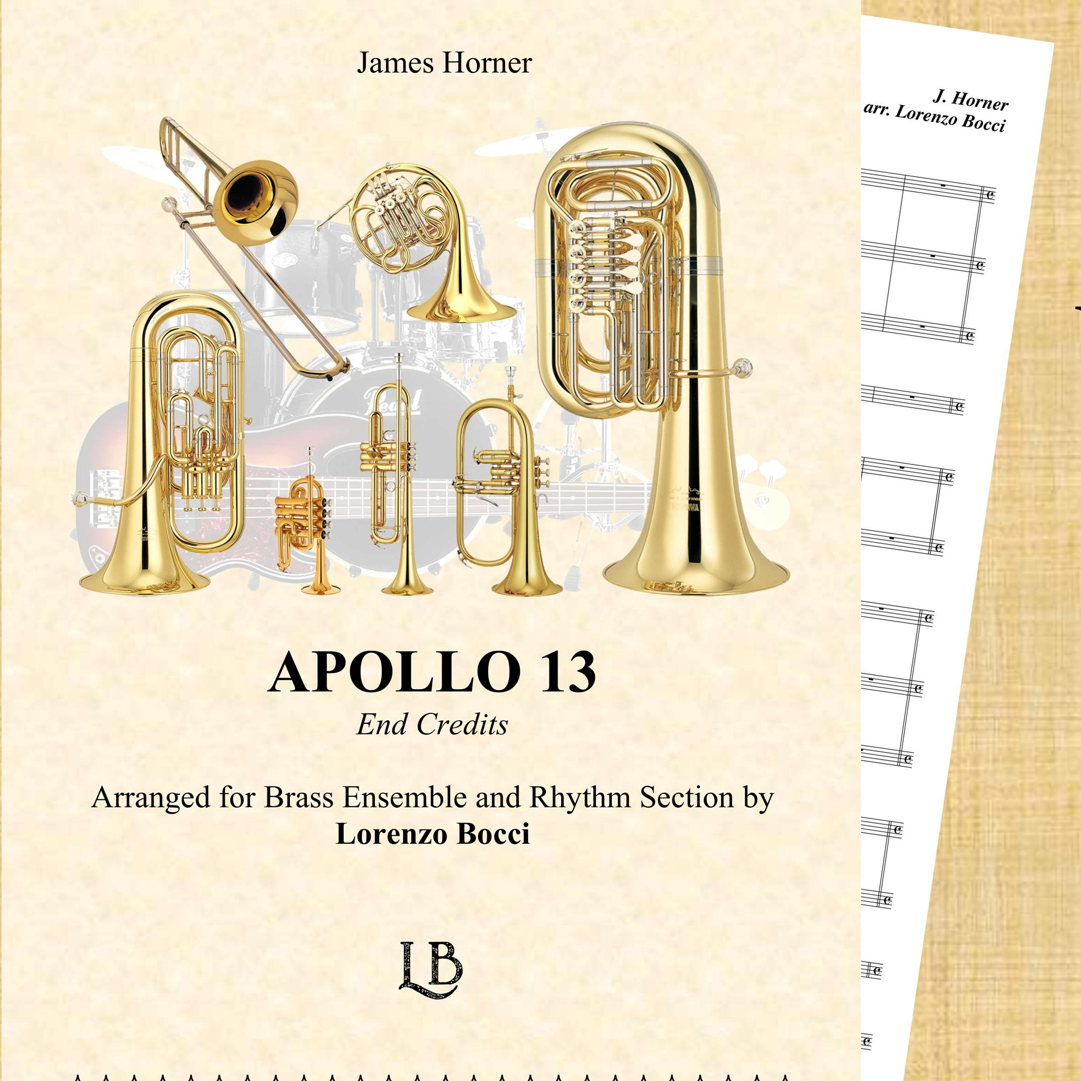End Credits - Apollo 13 (arr. Lorenzo Bocci) by James Horner Sheet ...