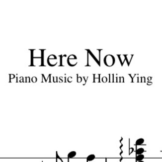 Cover Art for "Here Now" by Hollin Ying