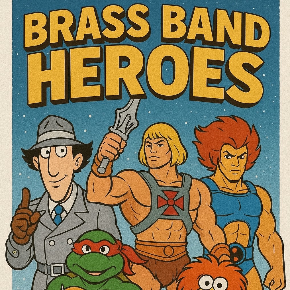 Carátula para "Medley: Inspector Gadget with Thundercats, He-Man And The Masters Of The Universe, Teenage Mutant... (arr. Alexander Scaife-McGee)" por Alexander Scaife-McGee