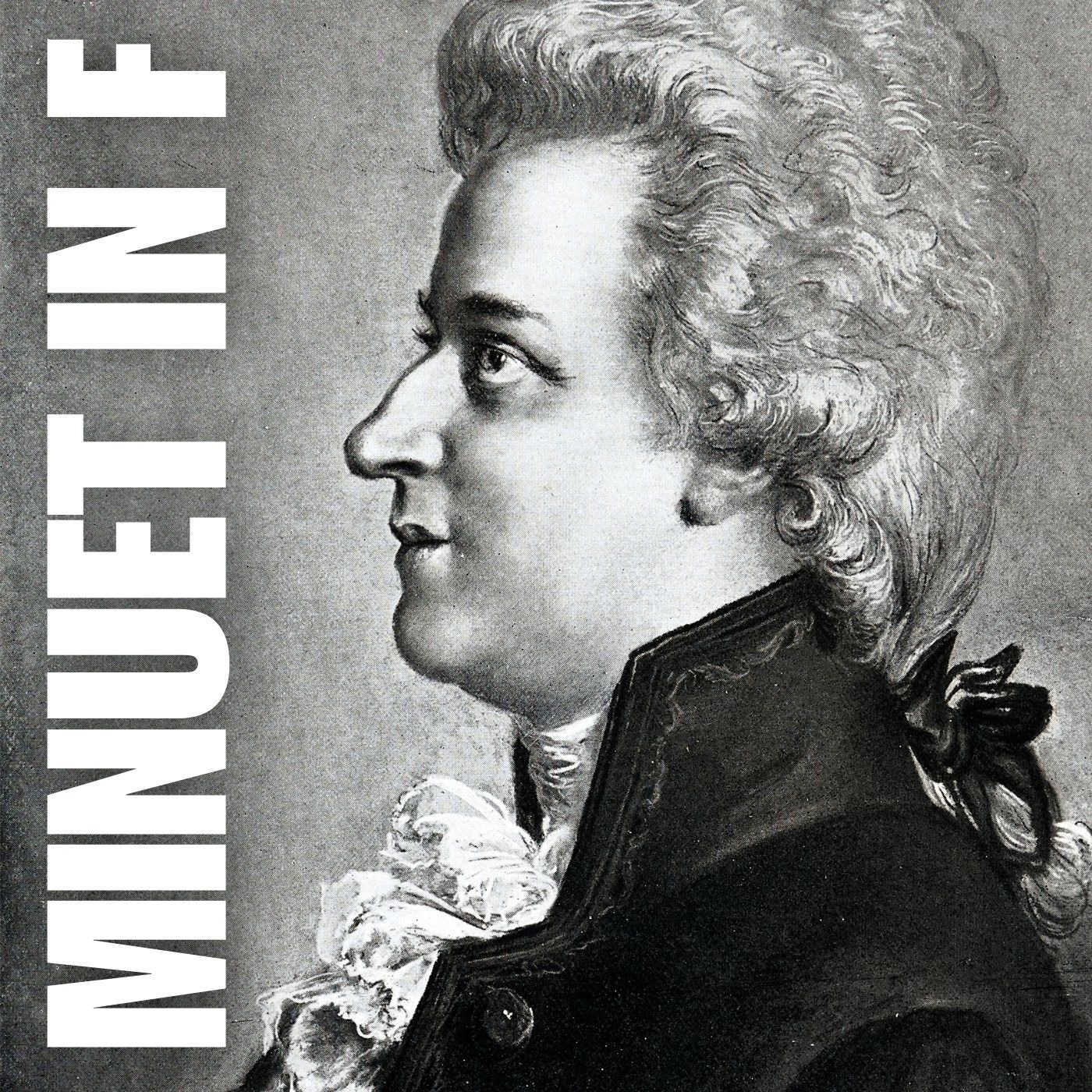 Cover Art for "Mozart: Minuet in F Major | Brass Quartet Sheet Music (arr. Benzaiten Editions)" by Wolfgang Amadeus Mozart