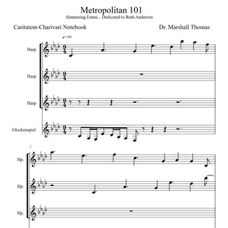 Cover Art for "Metropolitan 101" by Celebrity Chamber Players