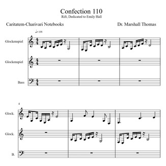 Cover Art for "Confection 110" by Celebrity Chamber Players