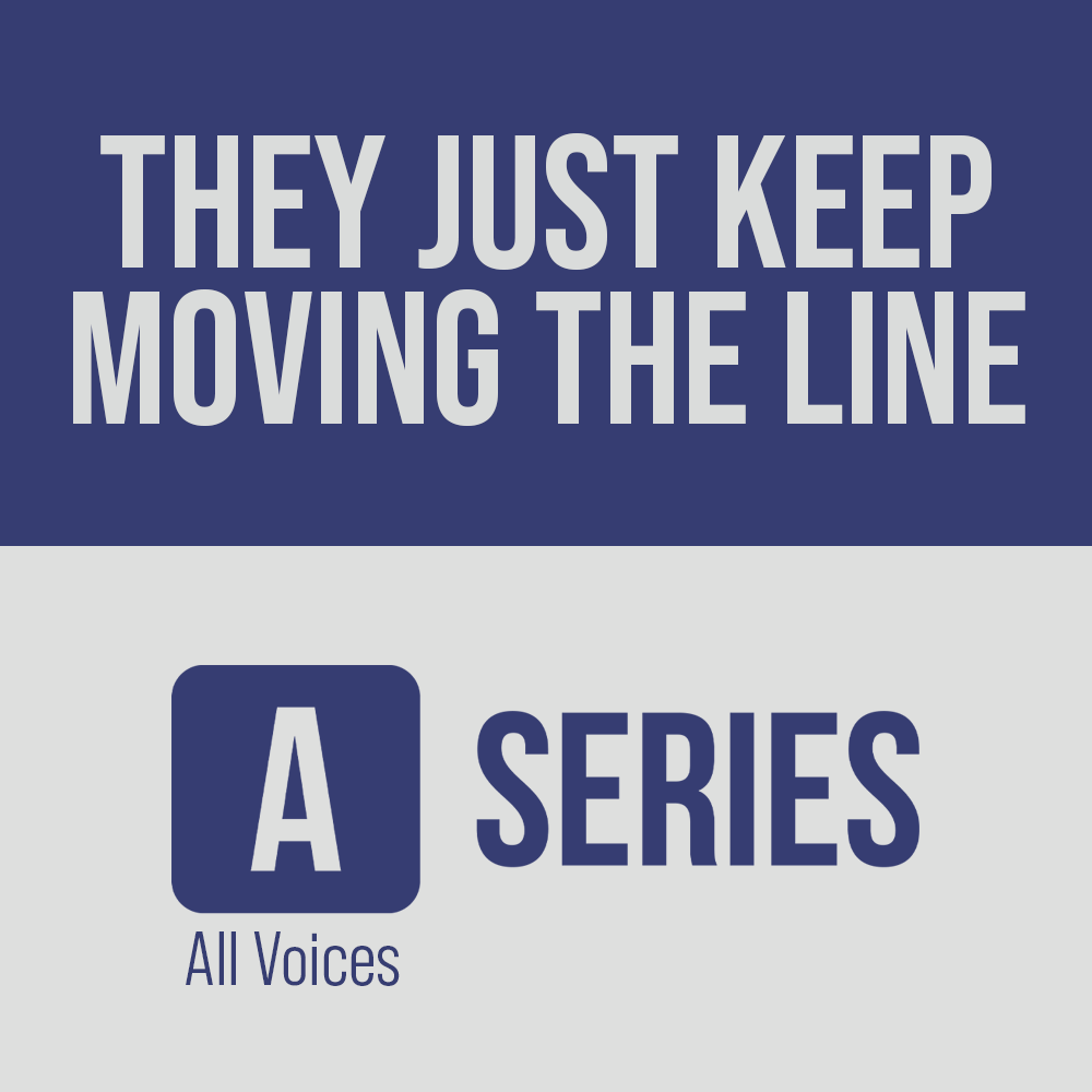 Cover Art for "They Just Keep Moving The Line (arr. Kohl Kitzmiller)" by Scott Wittman