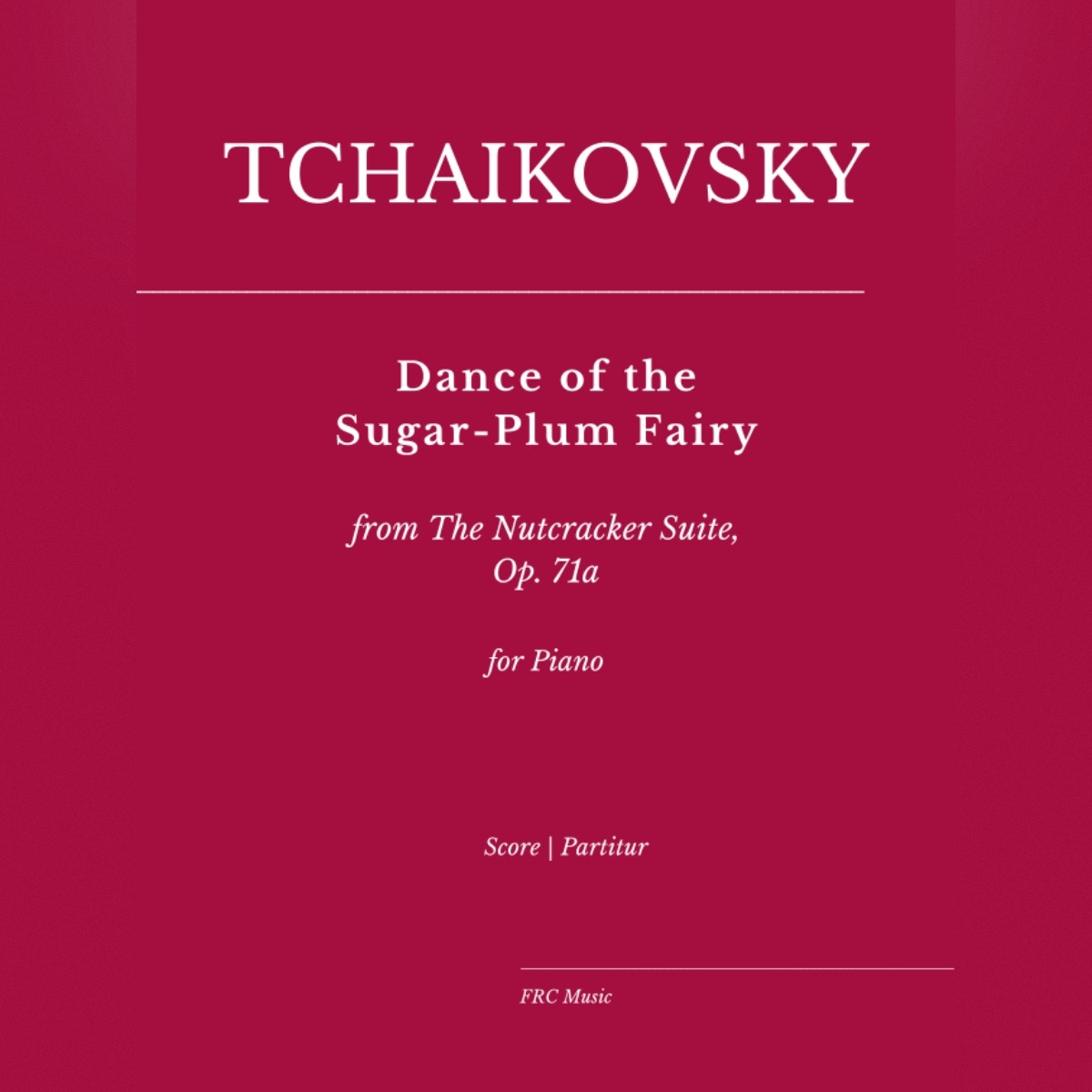 Cover Art for "Dance of the Sugar-Plum Fairy (arr. Stepan Esipoff)" by Piotr Ilitch Tchaikovski
