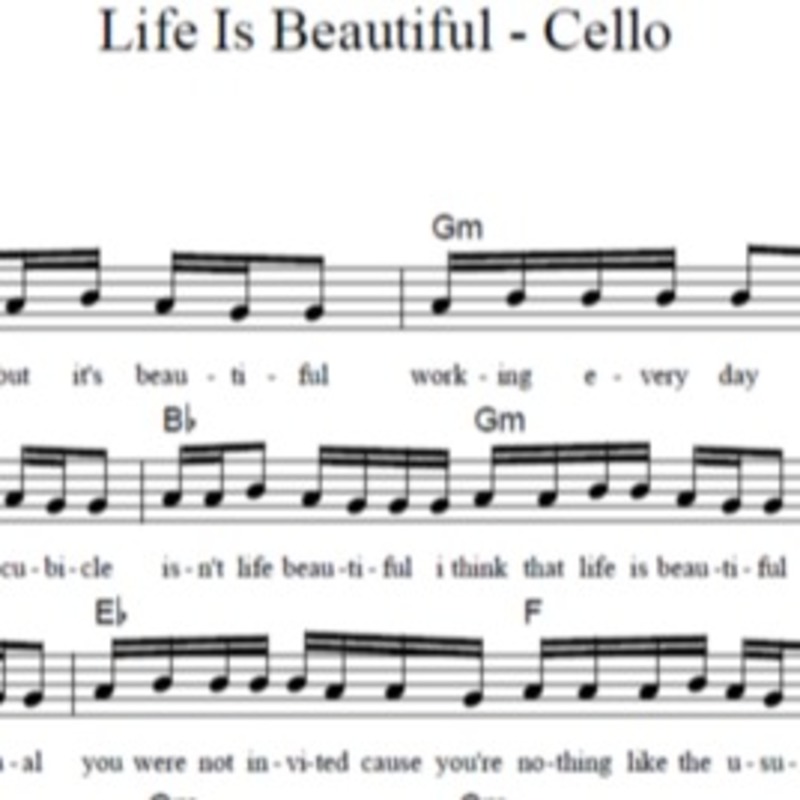 Couverture pour "Life Is Beautiful - Violin" par BSR