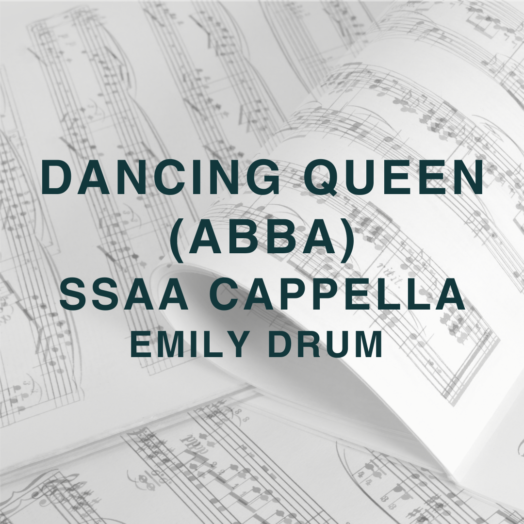 Carátula para "Dancing Queen (arr. Emily Drum)" por ABBA