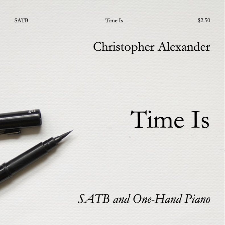 Cover Art for "Time Is" by Christopher Alexander