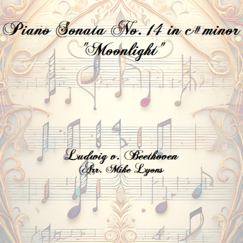 Cover Art for "Brass Quintet - Beethoven Moonlight Sonata (arr. Mike Lyons)" by Ludwig Van Beethoven